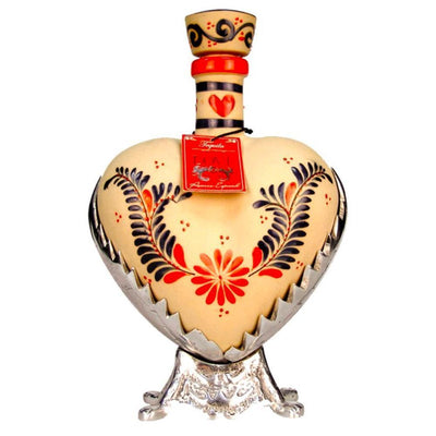 Grand Love Ceramic Red Heart Extra Anejo Tequila Grand Love 