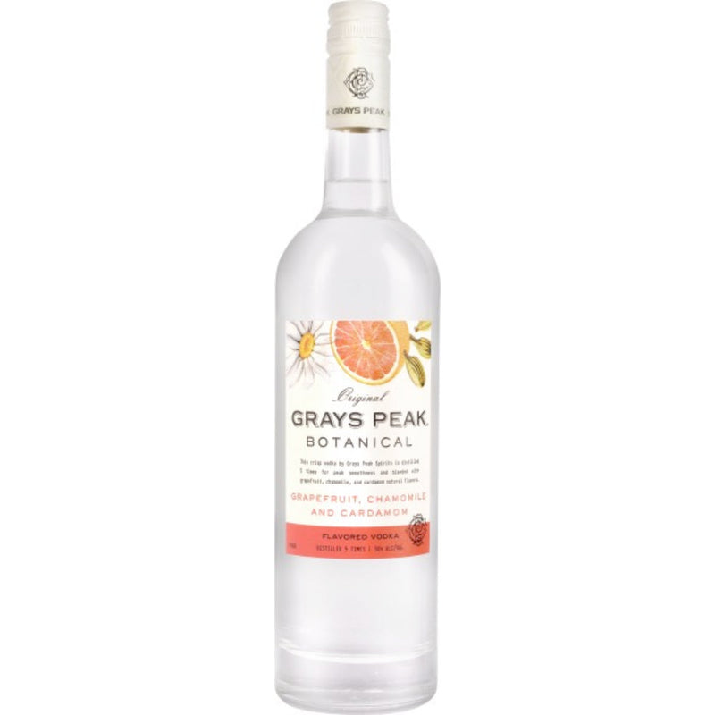 Grays Peak Grapefruit Chamomile & Cardamom Vodka - Goro&