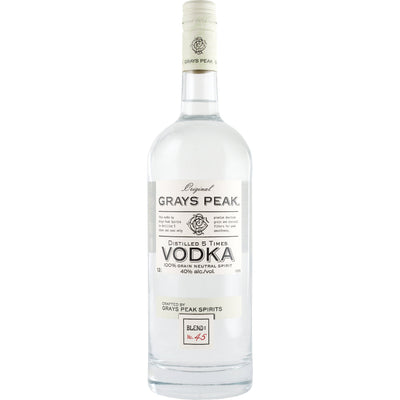 Grays Peak Vodka 1L - Goro's Liquor