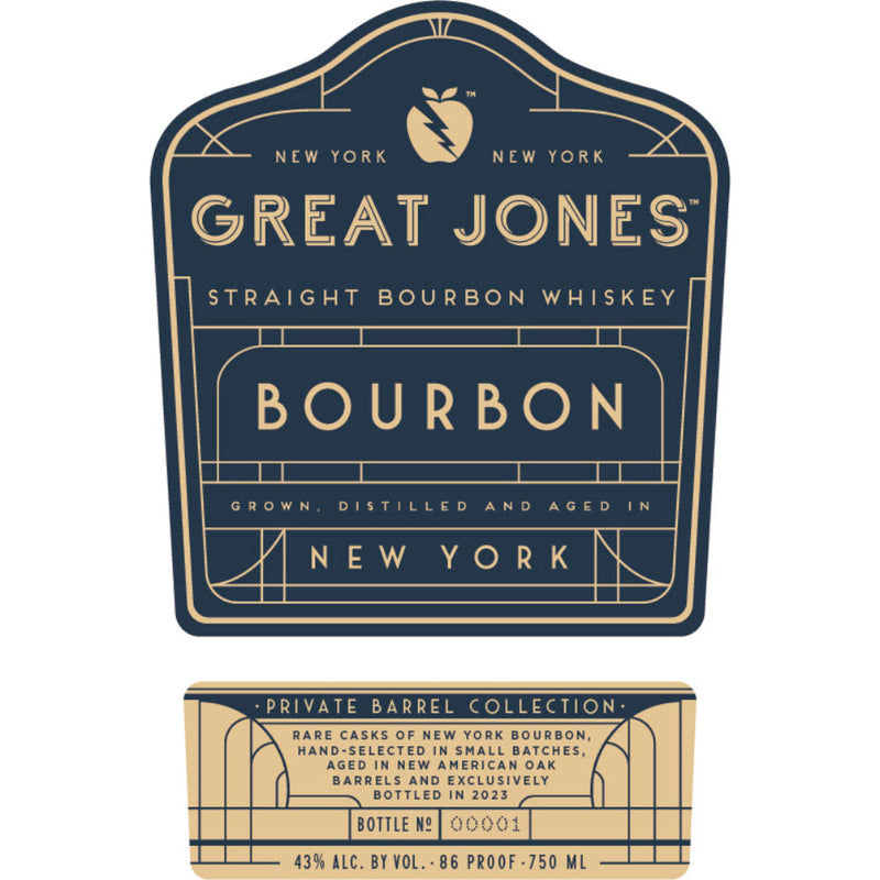 Great Jones Private Barrel Collection Straight Bourbon - Goro&