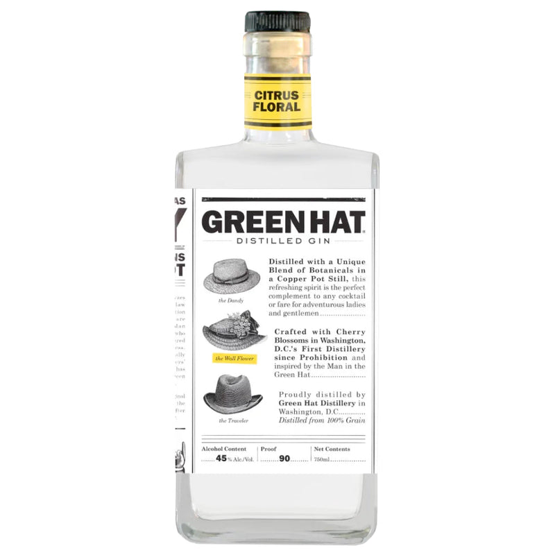 Green Hat Citrus/Floral Gin - Goro&