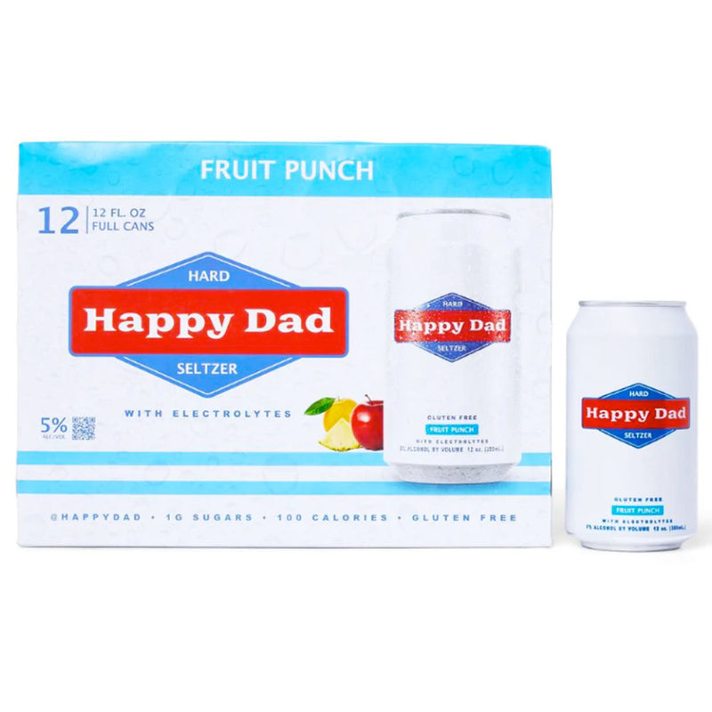 Happy Dad Fruit Punch Hard Seltzer 12pk - Goro&