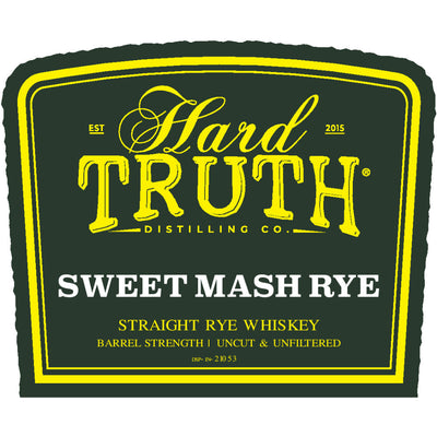 Hard Truth Sweet Mash Rye Whiskey - Goro's Liquor