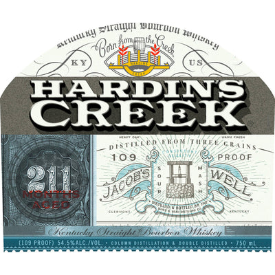 Hardin’s Creek Jacob’s Well 211 Months Old Straight Bourbon - Goro's Liquor