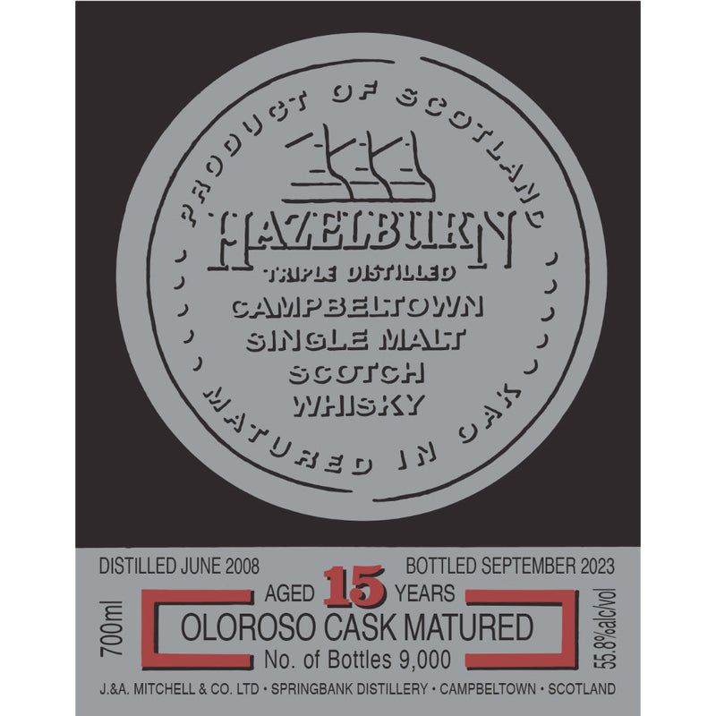 Hazelburn 15 Year Old Oloroso Cask Matured 2023 - Goro&