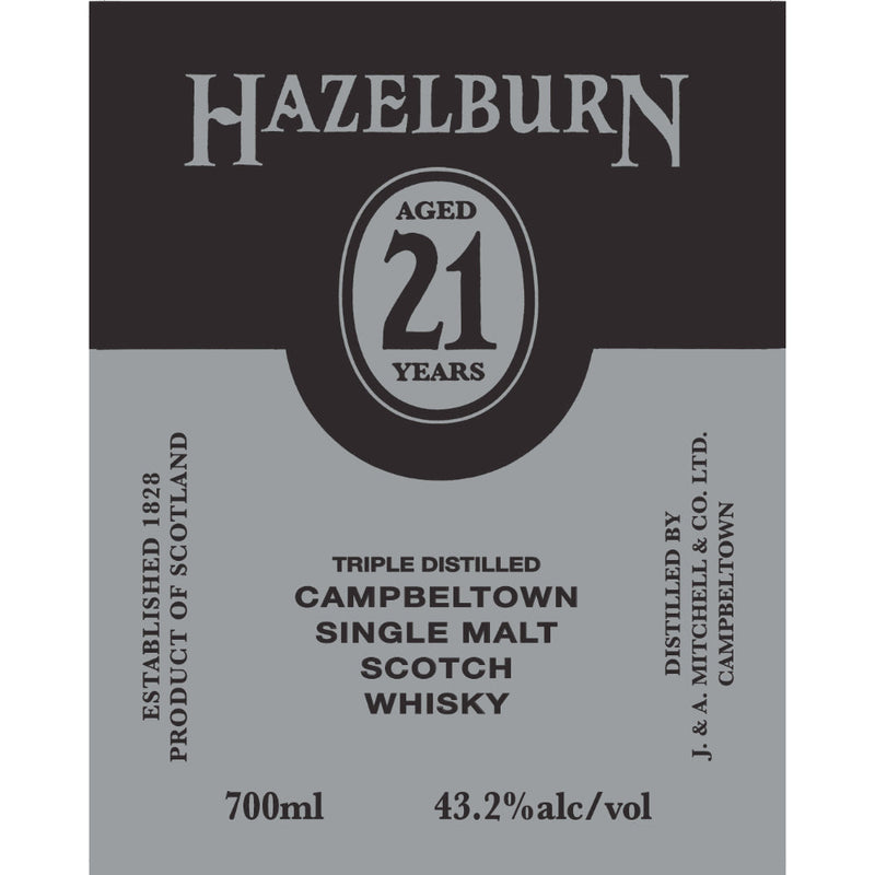 Hazelburn 21 Year Old Single Malt Scotch 2023 Release - Goro&