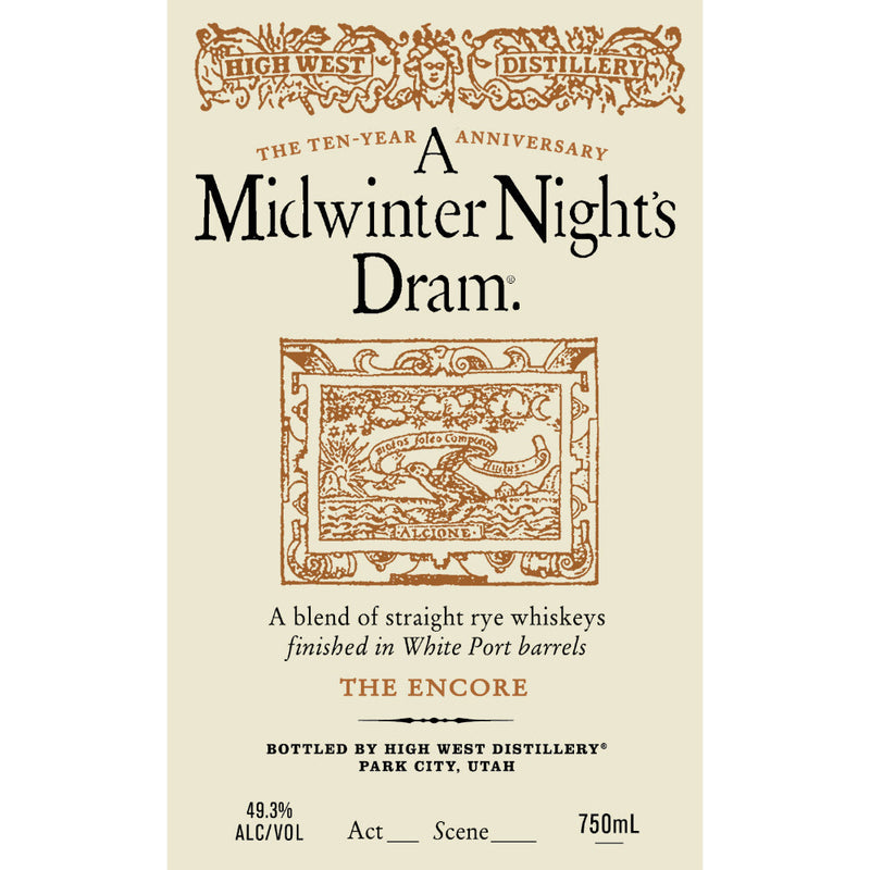 High West A Midwinter Night’s Dram The Encore Act 10 - Goro&