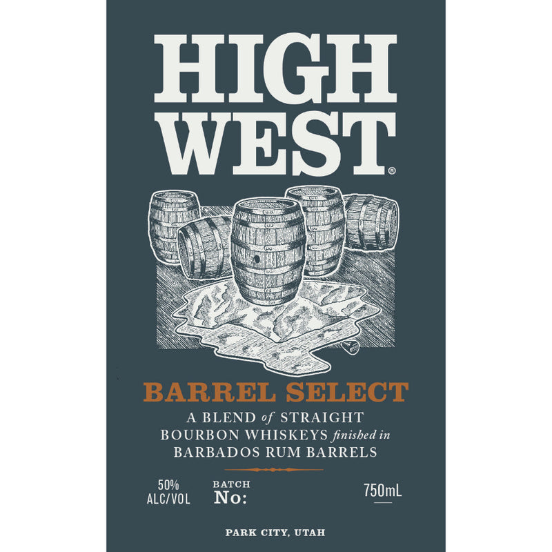 High West Barrel Select Straight Bourbon Finished in Barbados Rum Casks - Goro&