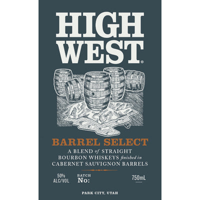 High West Barrel Select Straight Bourbon Finished in Cabernet Sauvignon Barrels - Goro's Liquor
