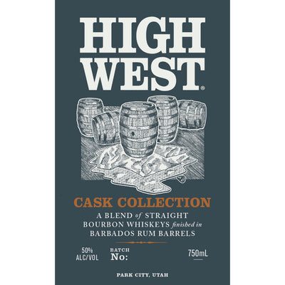 High West Cask Collection Bourbon Finished in Barbados Rum Barrels - Goro's Liquor