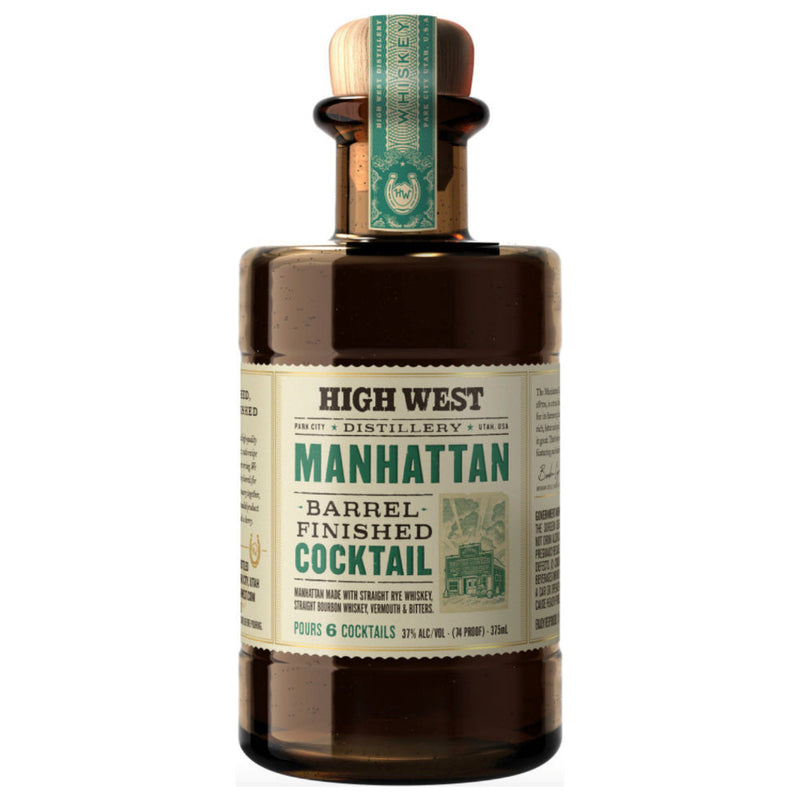 High West Manhattan Barrel Finished Cocktail 375mL - Goro&