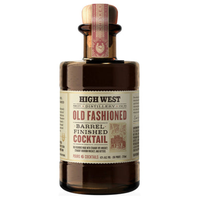 High West Old Fashioned Barrel Finished Cocktail 375mL - Goro's Liquor