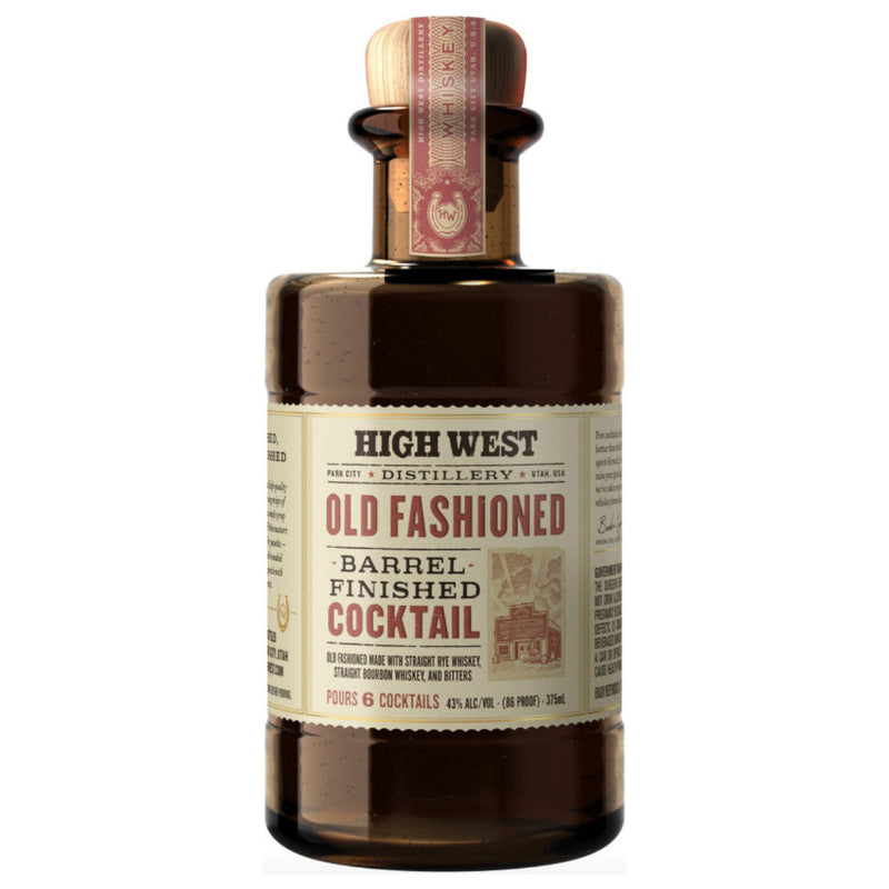 High West Old Fashioned Barrel Finished Cocktail 375mL - Goro&