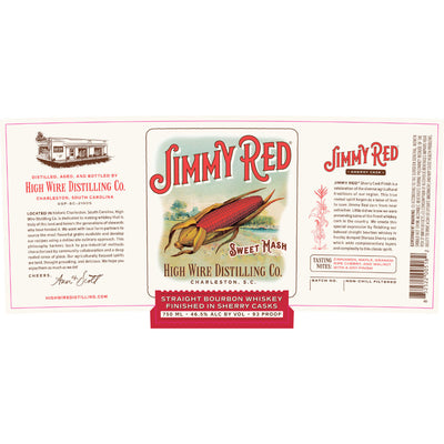 High Wire Jimmy Red Straight Bourbon Finished in Sherry Casks - Goro's Liquor