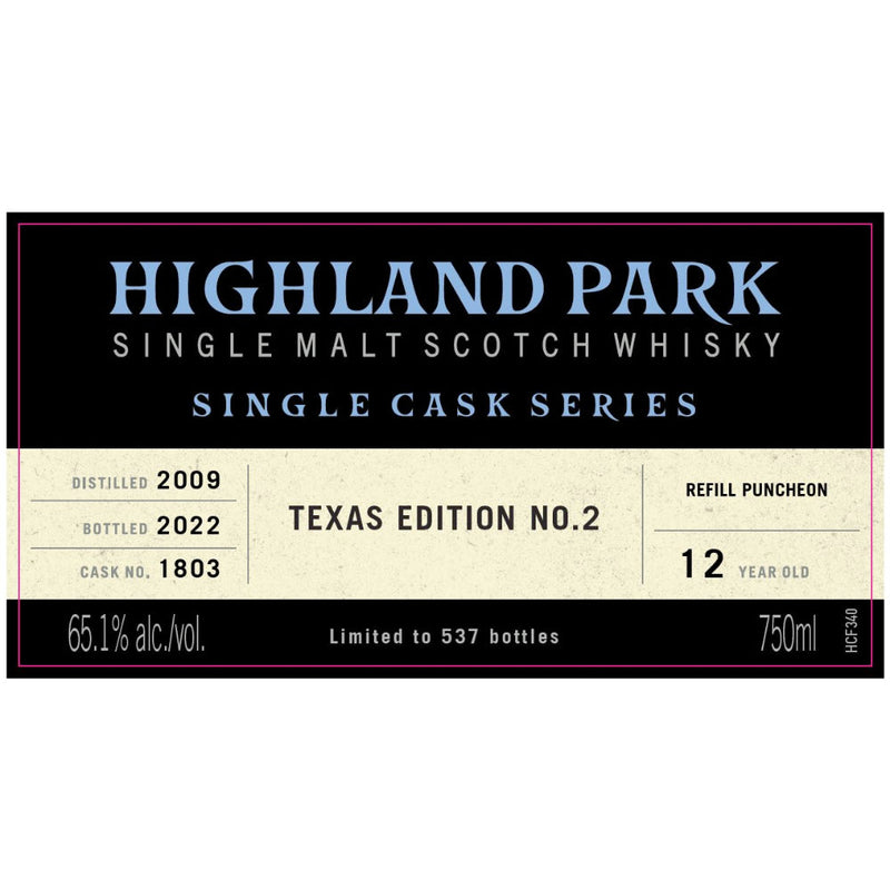 Highland Park Single Cask Series Texas Edition No. 2 - Goro&