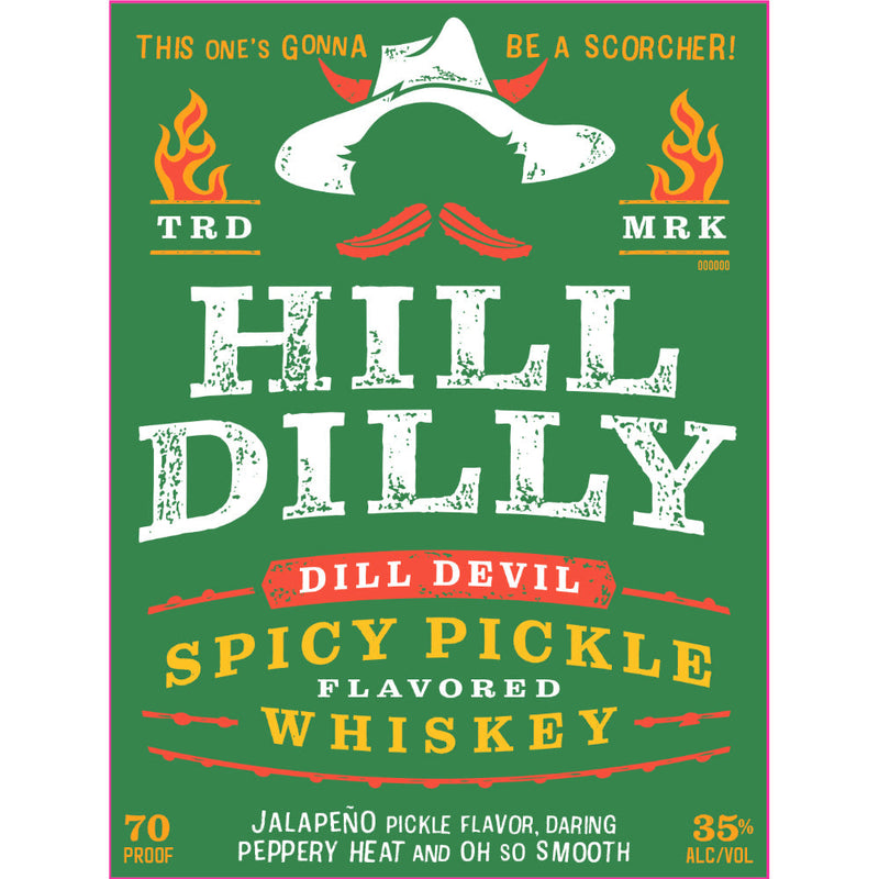 Hill Dilly Dill Devil Spicy Pickle Flavored Whiskey - Goro&