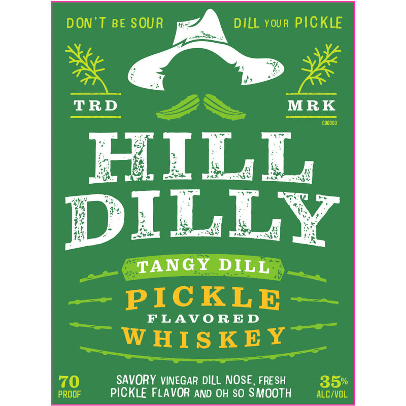 Hill Dilly Tangy Dill Pickle Flavored Whiskey - Goro&