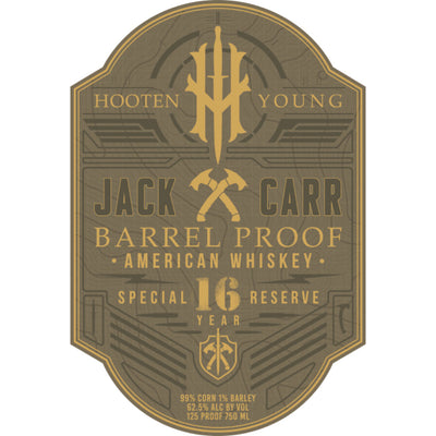 Hooten Young Jack Carr 16 Year Old Special Reserve Barrel Proof American Whiskey - Goro's Liquor
