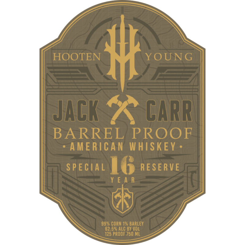 Hooten Young Jack Carr 16 Year Old Special Reserve Barrel Proof American Whiskey - Goro&
