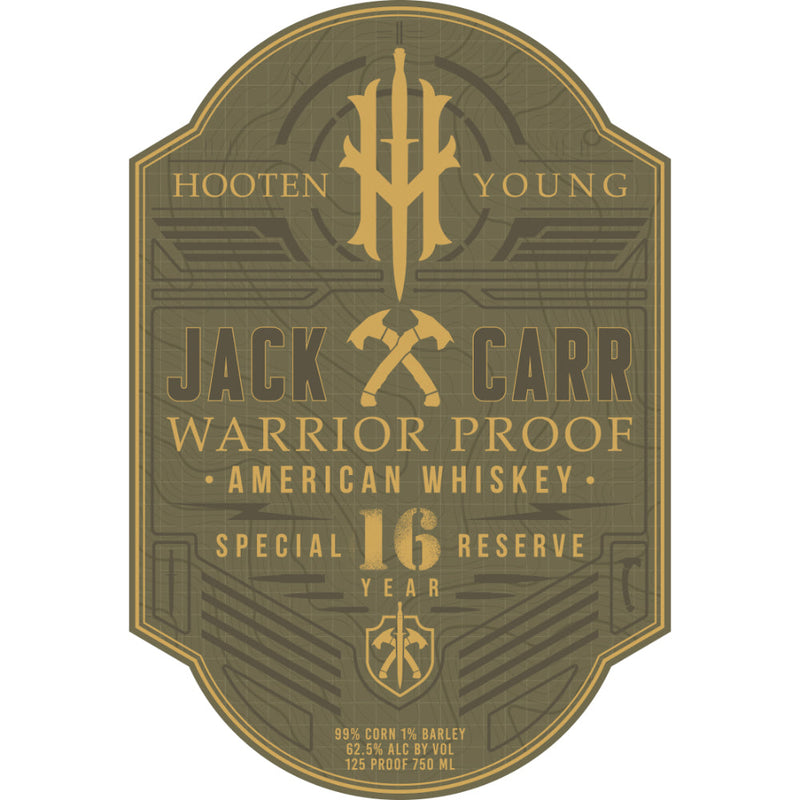 Hooten Young Jack Carr 16 Year Old Special Reserve Warrior Proof American Whiskey - Goro&