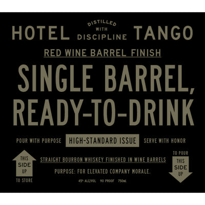 Hotel Tango Single Barrel Bourbon Finished in Wine Barrels - Goro's Liquor