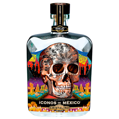 Iconos de Mexico Cristalino Day of the Dead Calavera Anejo - Goro's Liquor