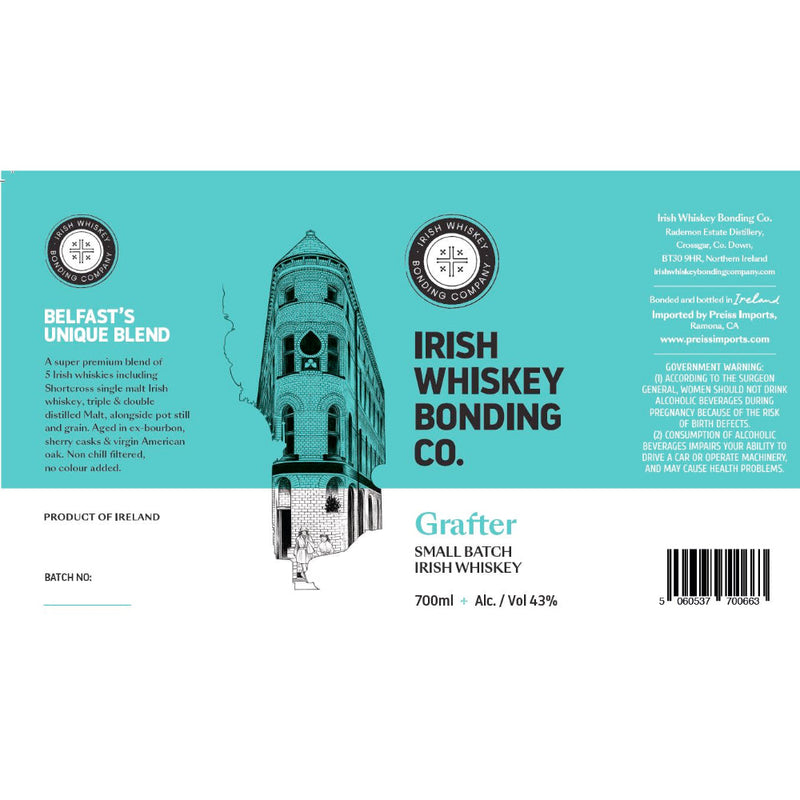 Irish Whiskey Bonding Co. Grafter Irish Whiskey - Goro&