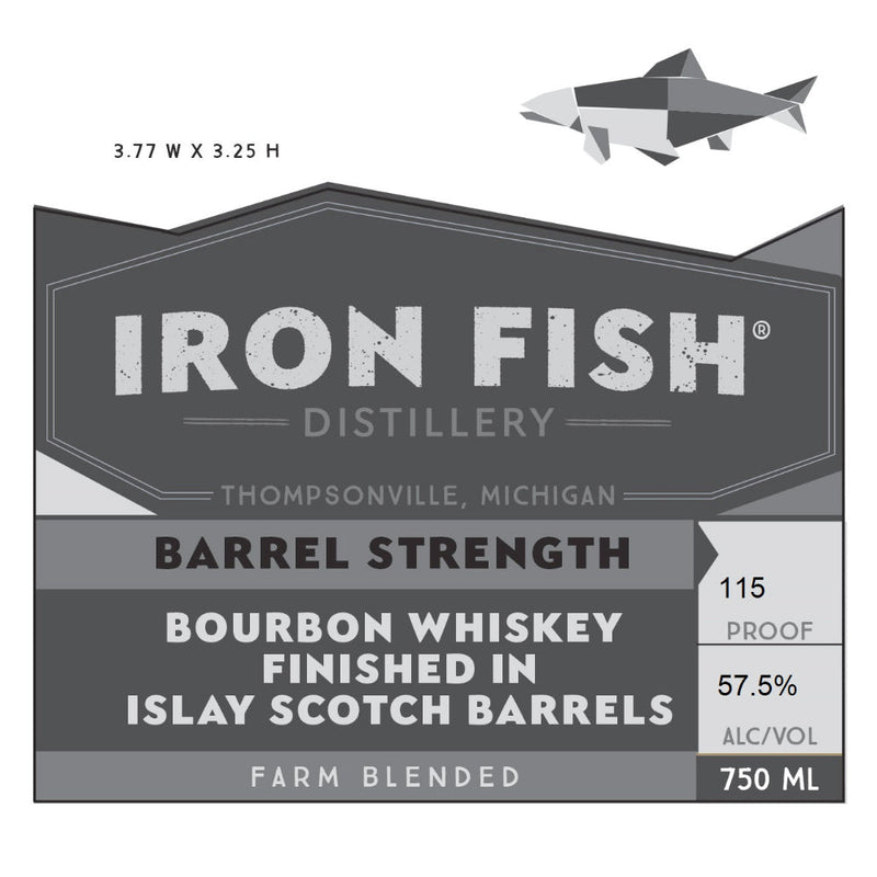 Iron Fish Barrel Strength Farm Blended Bourbon - Goro&