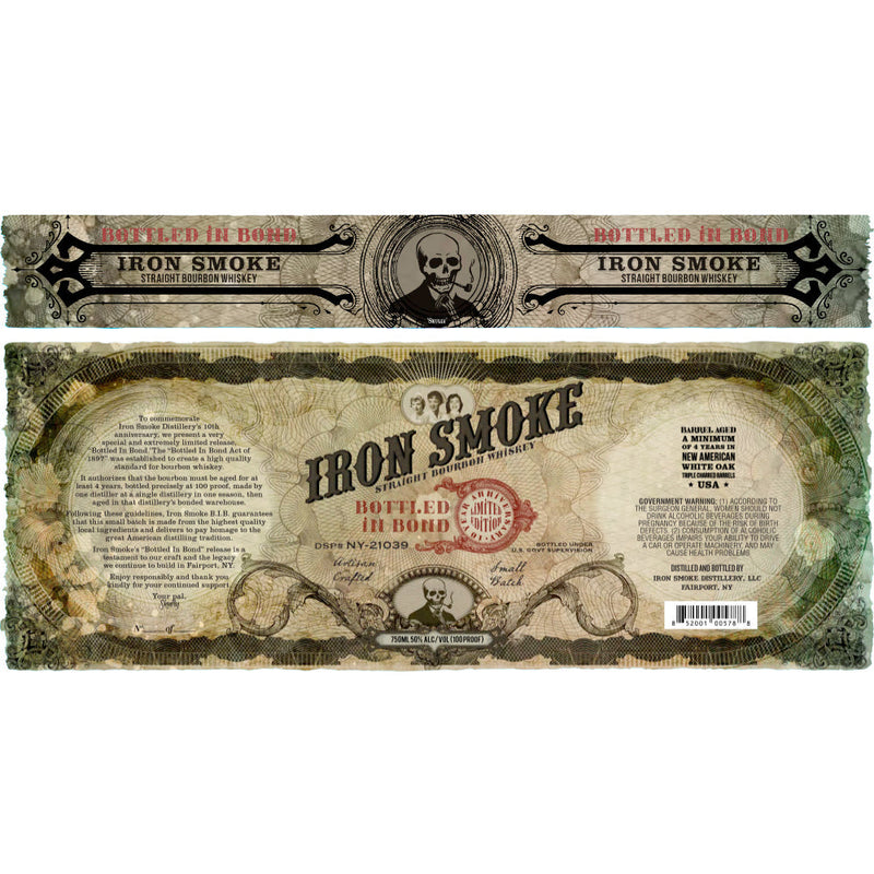 Iron Smoke Bottled in Bond Straight Bourbon - Goro&