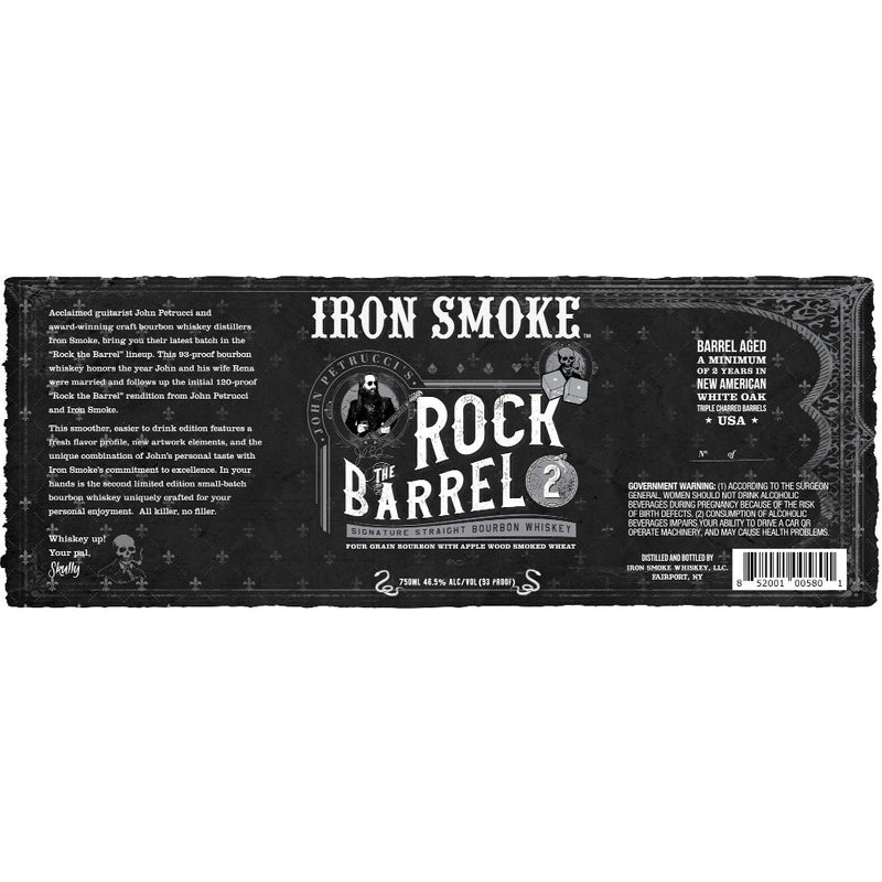 Iron Smoke Rock The Barrel Bourbon 2 By John Petrucci - Goro&