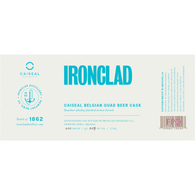 Ironclad Caiseal Belgian Quad Beer Cask Bourbon - Goro's Liquor