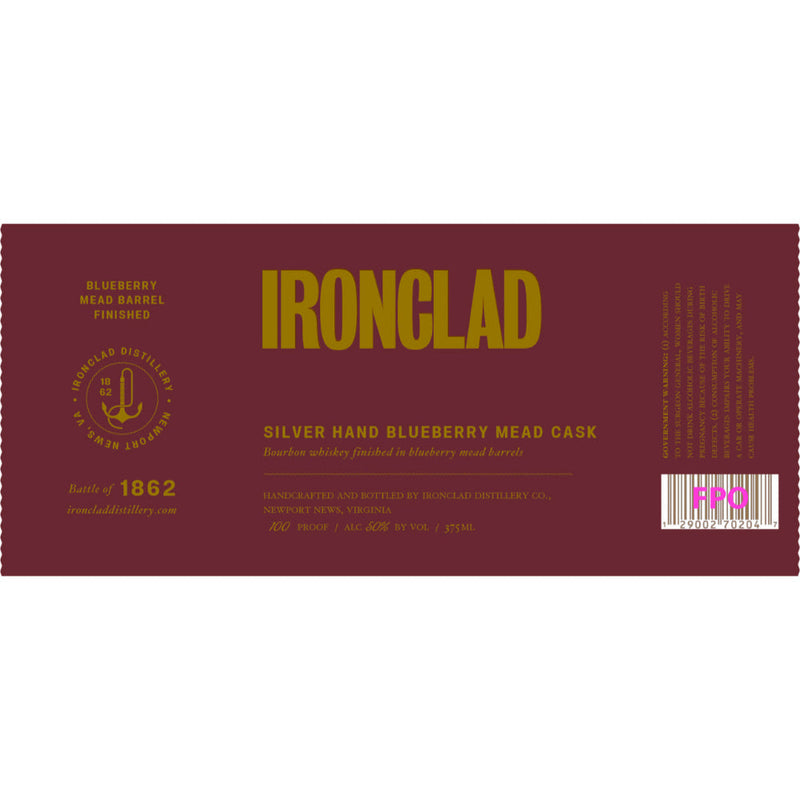 Ironclad Silver Hand Blueberry Mead Cask Bourbon - Goro&