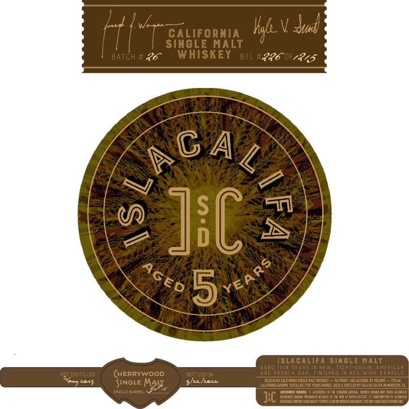 Islacalifa 5 Year Sherrywood Single Malt Whiskey - Goro&