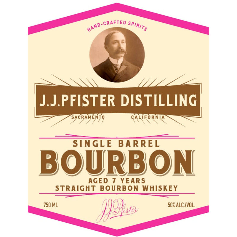 J.J. Pfister 7 Year Old Single Barrel Straight Bourbon - Goro&