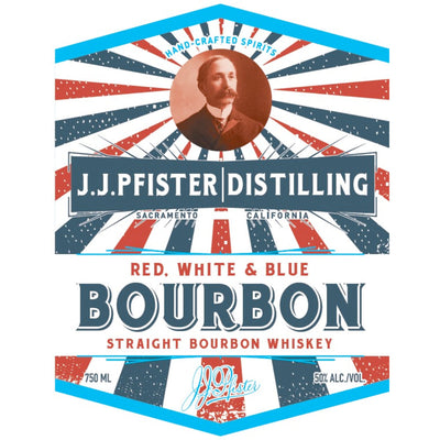 J.J. Pfister Red, White & Blue Straight Bourbon - Goro's Liquor