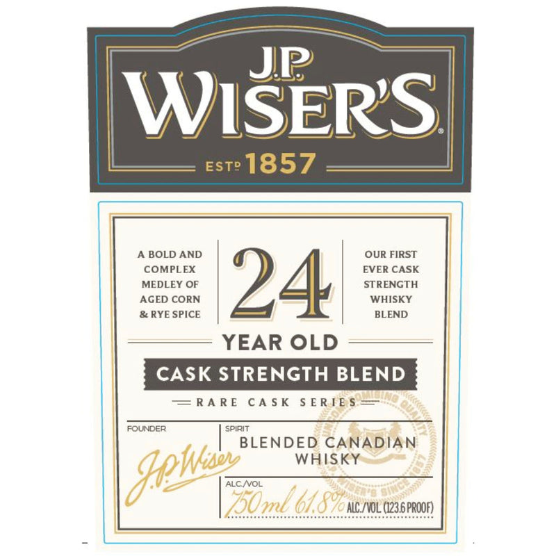 J.P. Wiser’s 24 Year Old Cask Strength Blended Whisky - Goro&