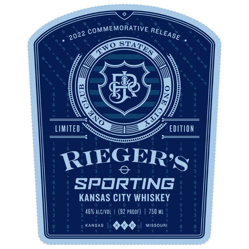 J. Rieger Sporting Kansas City Whiskey - Goro&