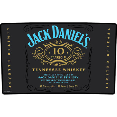 Jack Daniel's 10 Year Old Batch 03 Limited Release - Goro's Liquor