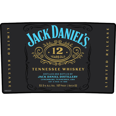 Jack Daniel's 12 Year Old Batch 02 Limited Release - Goro's Liquor