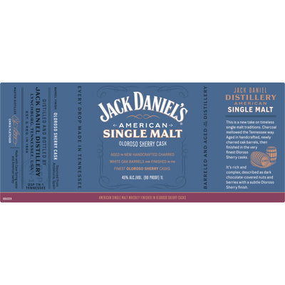 Jack Daniel’s American Single Malt Oloroso Sherry Cask - Goro's Liquor