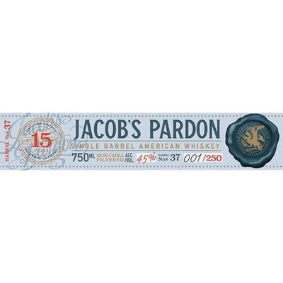 Jacob’s Pardon 15 Year Old Single Barrel American Whiskey American Whiskey Jacob’s Pardon