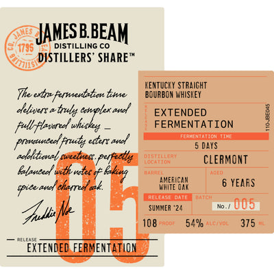 James B. Beam Distillers' Share 05 Extended Fermentation Bourbon James B. Beam   
