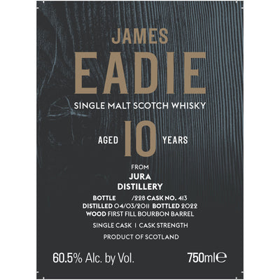 James Eadie Jura Distillery 10 Year Old Single Malt Scotch - Goro's Liquor