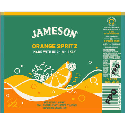 Jameson Orange Spritz Canned Cocktail - Goro's Liquor