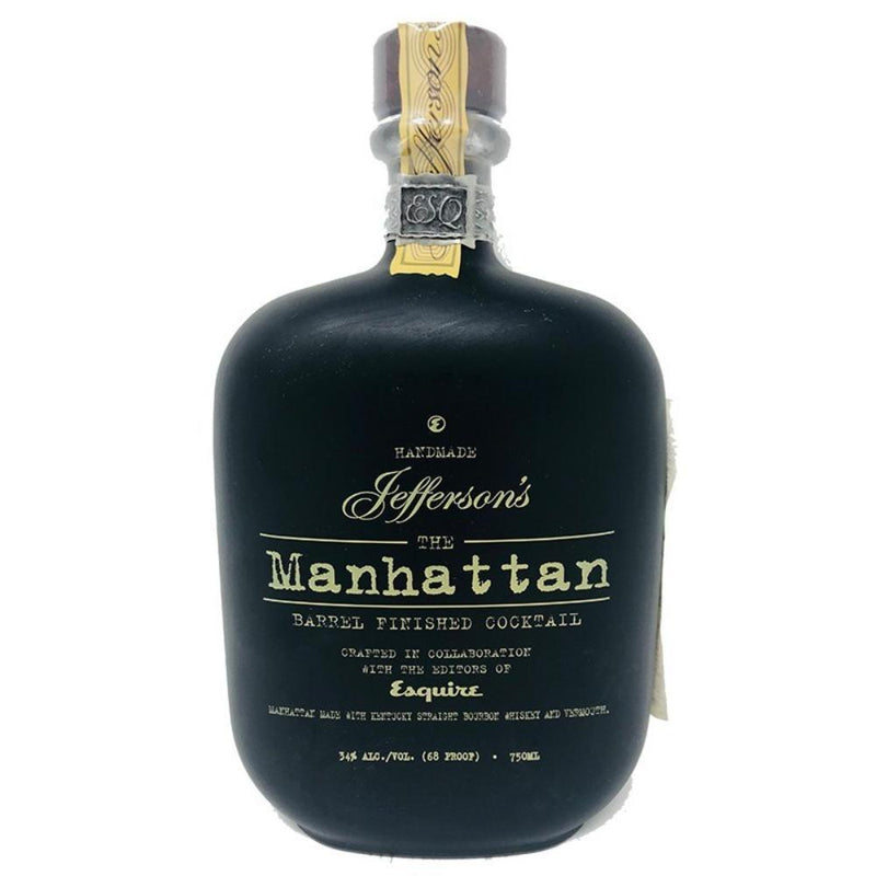 Jefferson’s Manhattan Barrel Finished Cocktail Bourbon Jefferson&