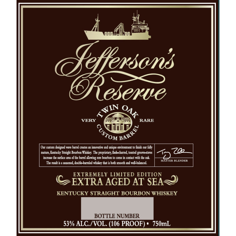 Jefferson’s Reserve Twin Oak Extra Aged at Sea Bourbon - Goro&