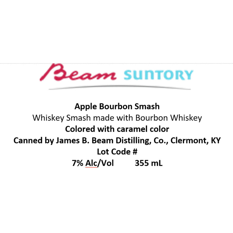 Jim Beam Apple Bourbon Mash Canned Cocktail - Goro&