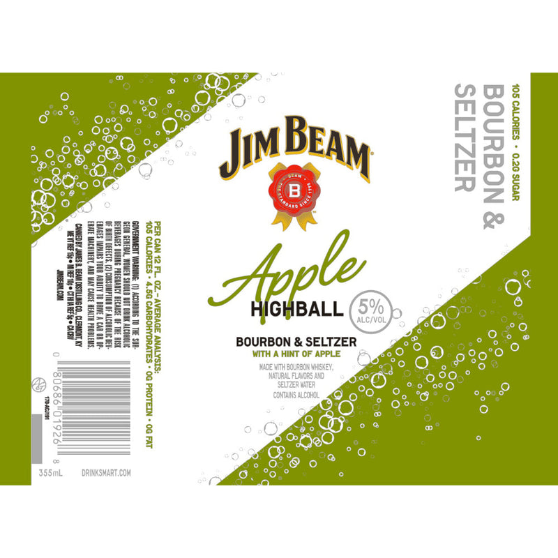 Jim Beam Apple Highball Bourbon & Seltzer - Goro&