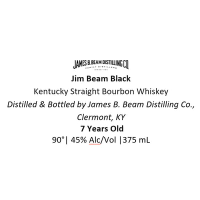 Jim Beam Black 7 Year Old Bourbon - Goro's Liquor
