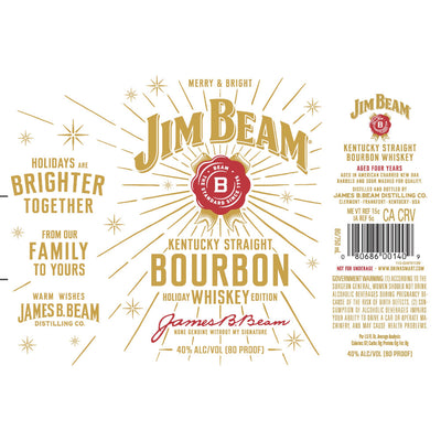 Jim Beam Holiday Edition Bourbon Bourbon Jim Beam   